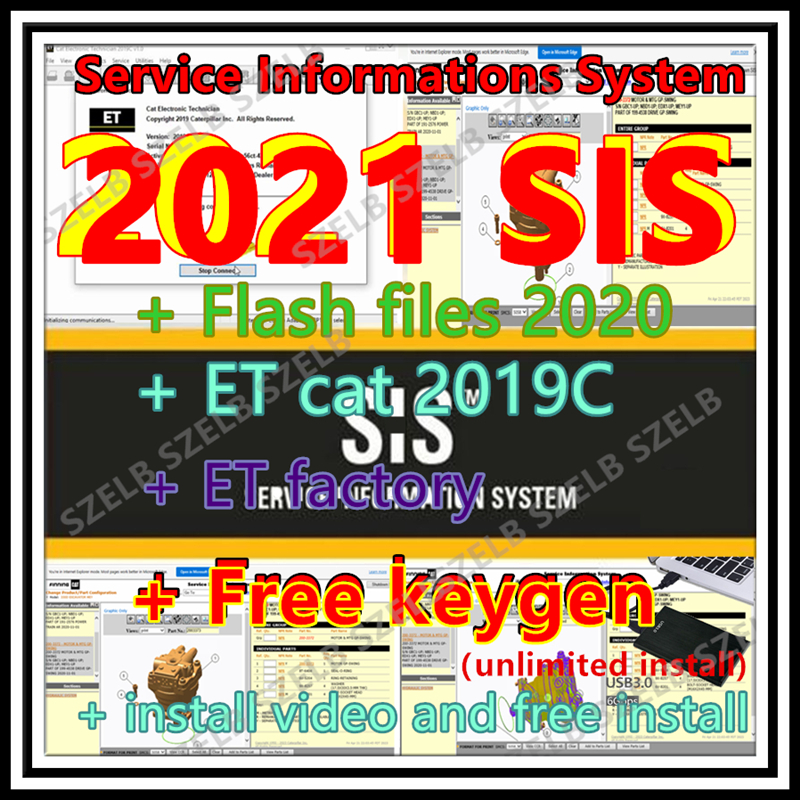 Electronics Repair Services - 2021 SIS software + Cat ET