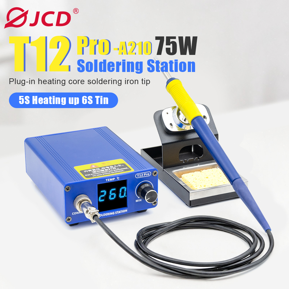Electronics Repair Tools And Equipment - JCD T12Pro Soldering Station LED Digital