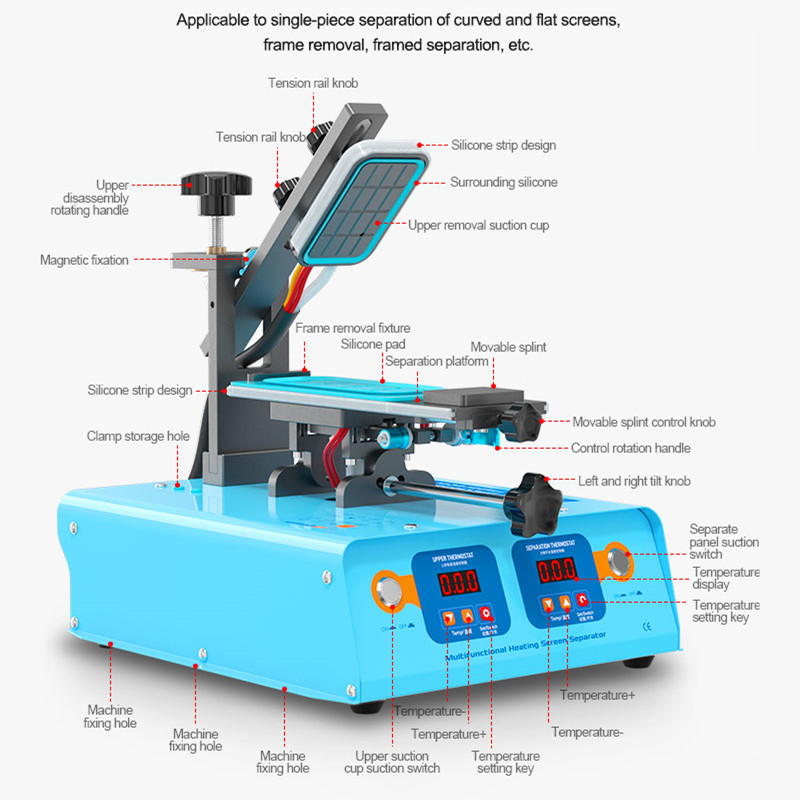 S-918M Multifunctional LCD Scr - Screen Separator Machine incelemesi ve fiyatı