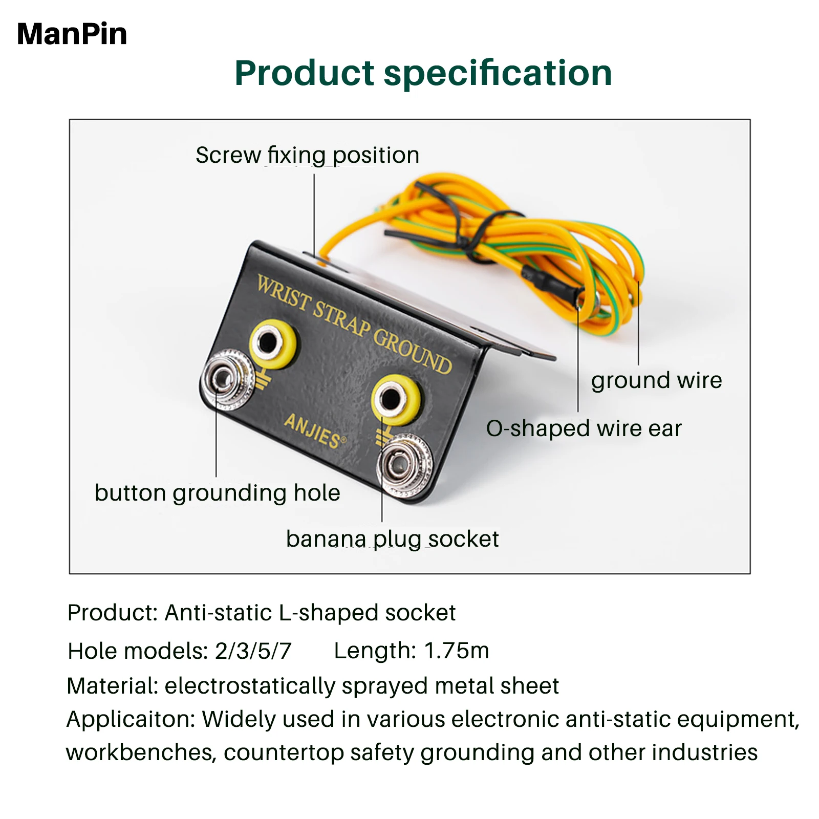 L Shaped ESD Anti-Static Groun - Electronics Repairing incelemesi ve fiyatı