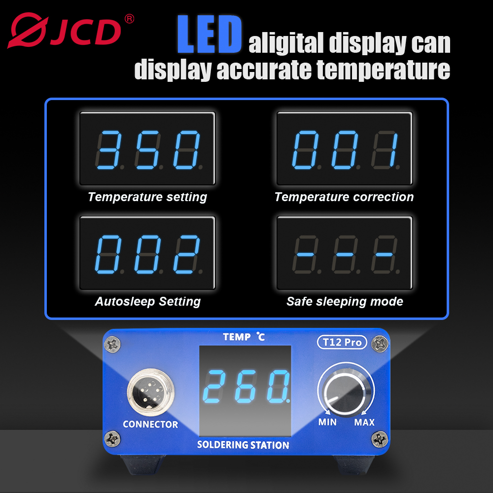 JCD T12Pro Soldering Station L - Electronics Repair Tools And Equipment incelemesi ve fiyatı