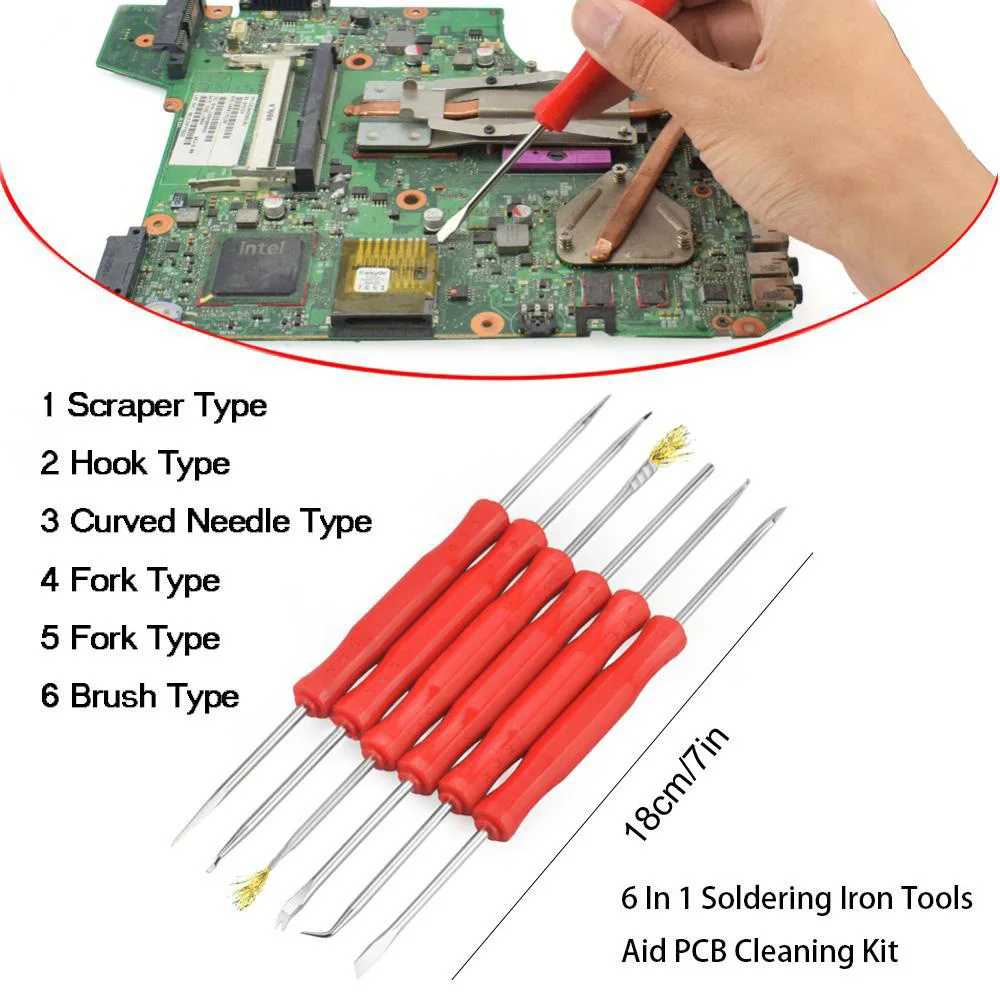 6 in 1 Desoldering Kit PCB Cle - Electronics Repair Tools And Equipment incelemesi ve fiyatı