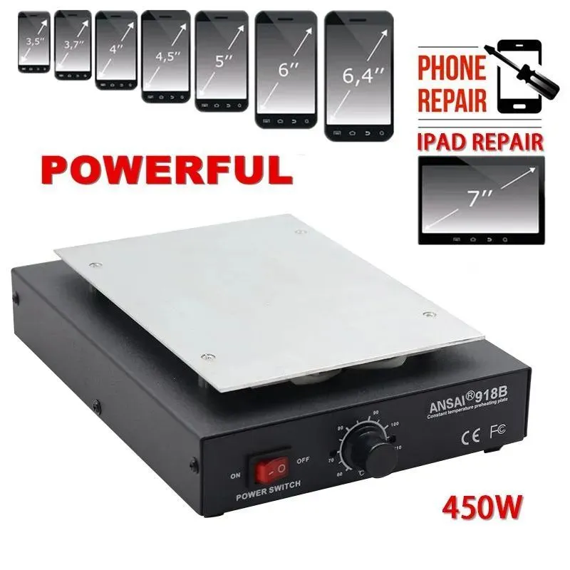450W Durable 7 inch Phone LCD  - Screen Separator Machine incelemesi ve fiyatı