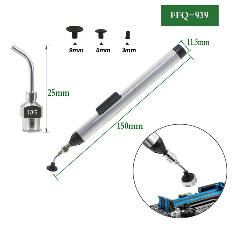 Manual Vacuum Suction Pen Kit  - Electronics Repair Services incelemesi ve fiyatı