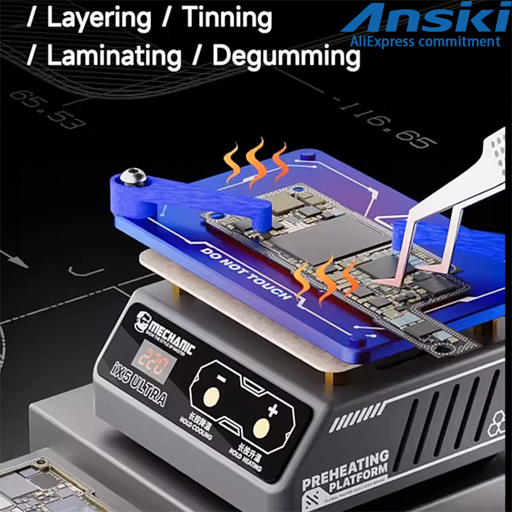 MECHANIC ix5 Ultra Heating Pla - Electronics Repair Workstation incelemesi ve fiyatı